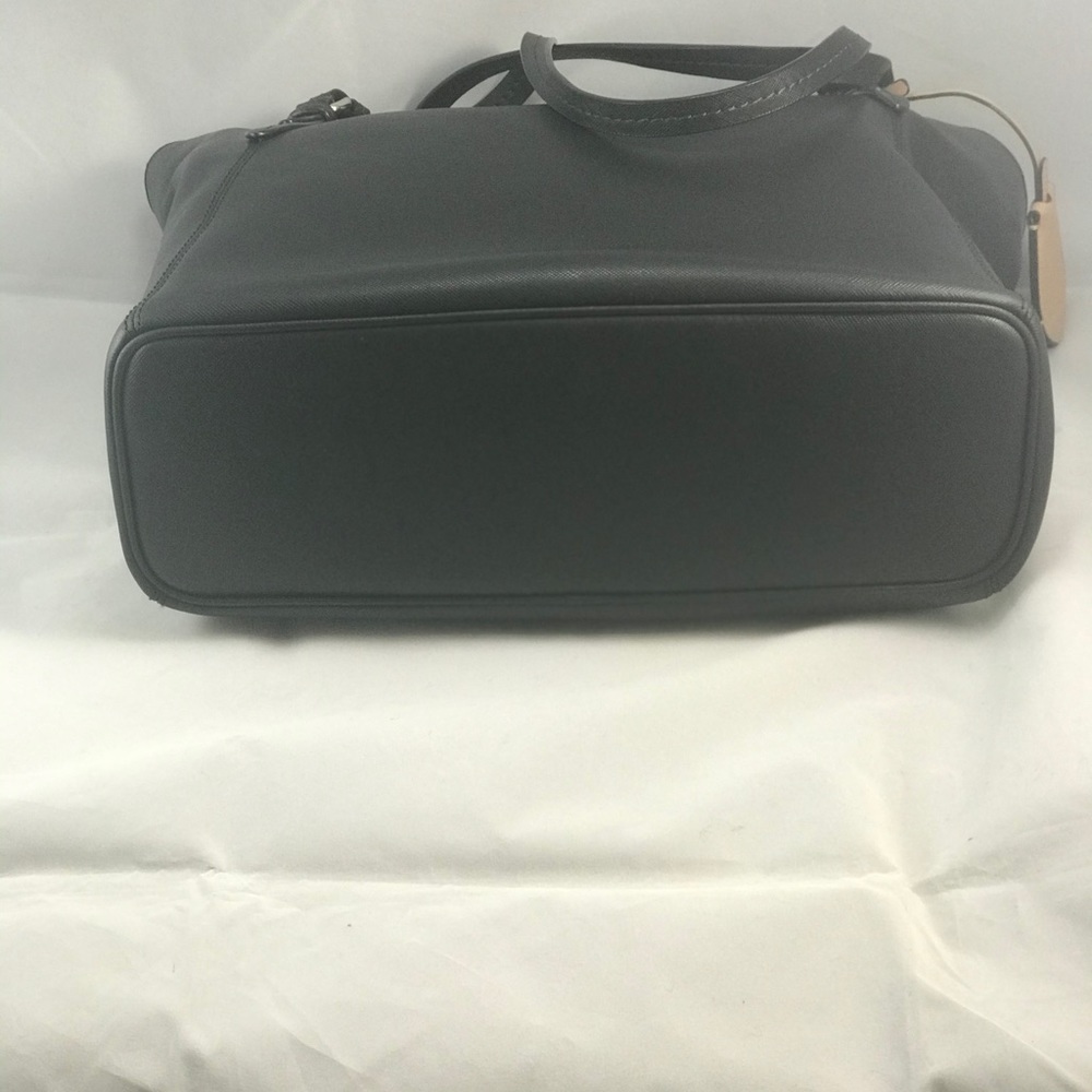 Coach Black Peyton Leather zip Top Tote - Picture 5 of 9